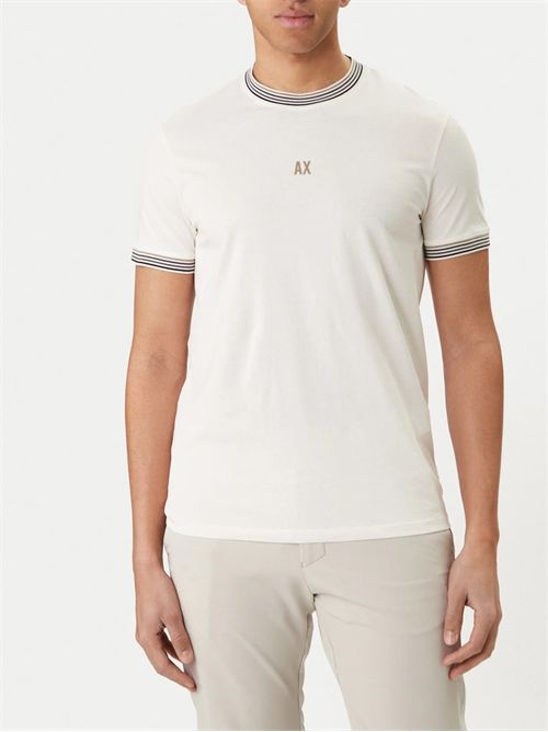 T-shirt uomo crema ARMANI EXCHANGE | XM002451AF10356/U1074